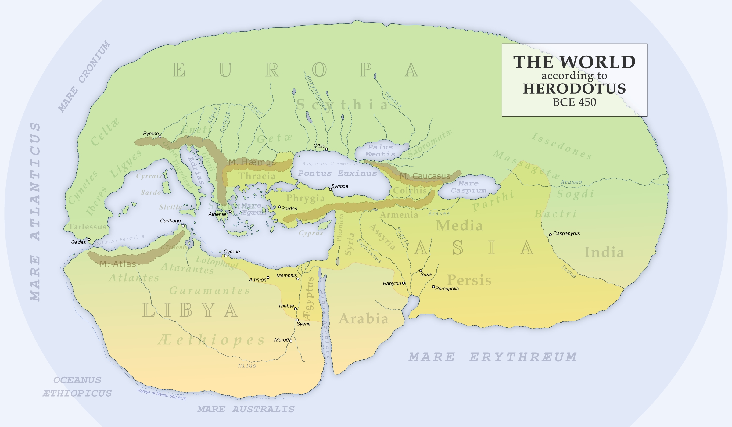 Herodotus World Map