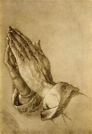 les mains jointes Durer